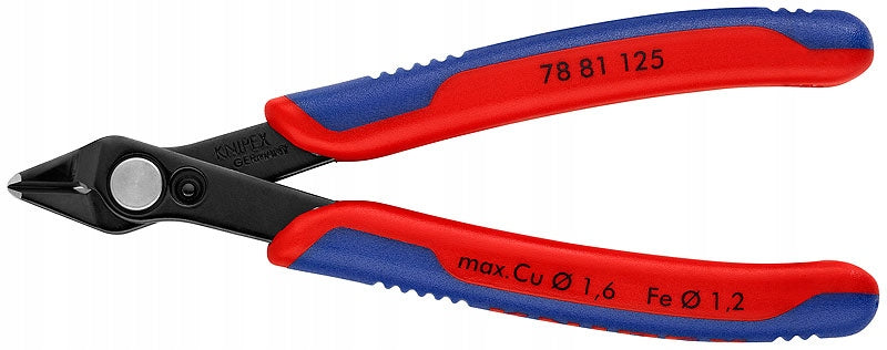 KNIPEX 78 81 125 Cutting pliers for Electronics Super Knips XL Packaging status original