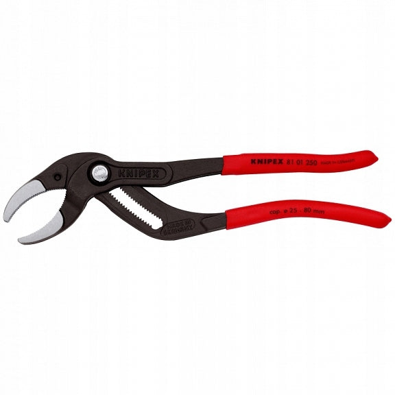 KNIPEX 81 01 250 Pliers for pipe siphons and fittings Ø 80 mm