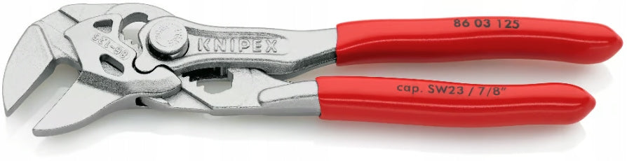 KNIPEX 86 03 125 adjustable wrench pliers 2 in 1 Brand Knipex