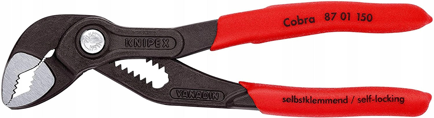 KNIPEX 87 01 150 Cobra Pipe Adjustable Pliers Kind locking pliers