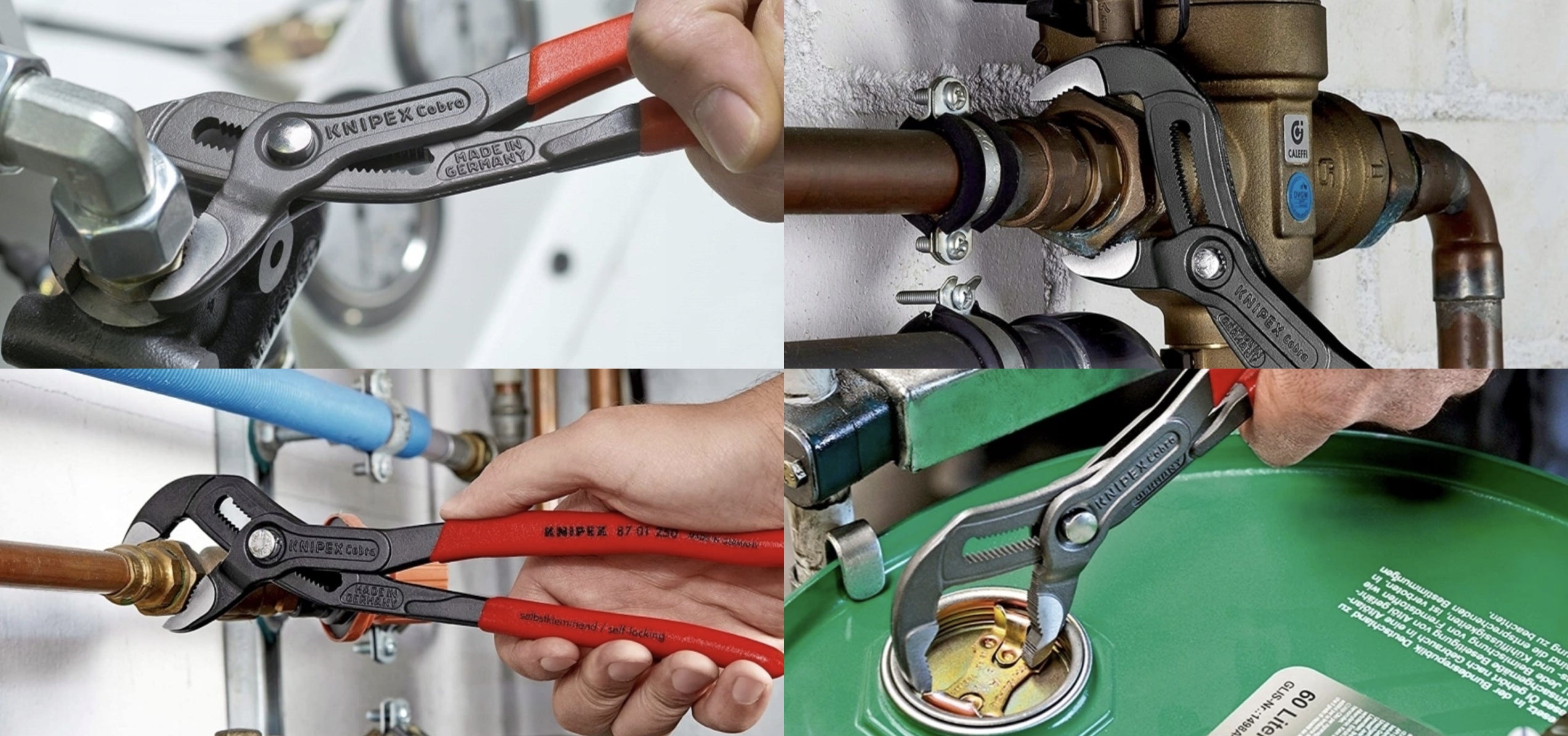 KNIPEX 87 01 250 Cobra Pipe Adjustable Pliers Manufacturer code 87 01 250