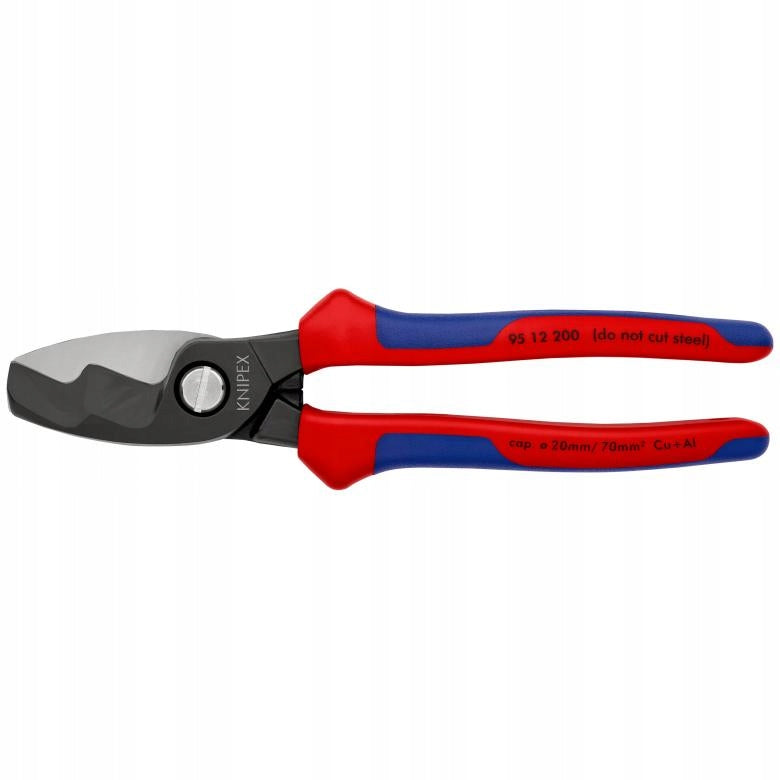 KNIPEX 95 12 200 Cu Al KNIPEXTEND wire cutting shears Kind side cutting pliers