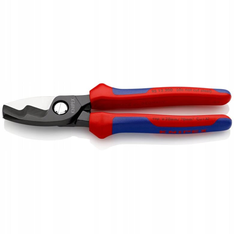 KNIPEX 95 12 200 Cu Al KNIPEXTEND wire cutting shears