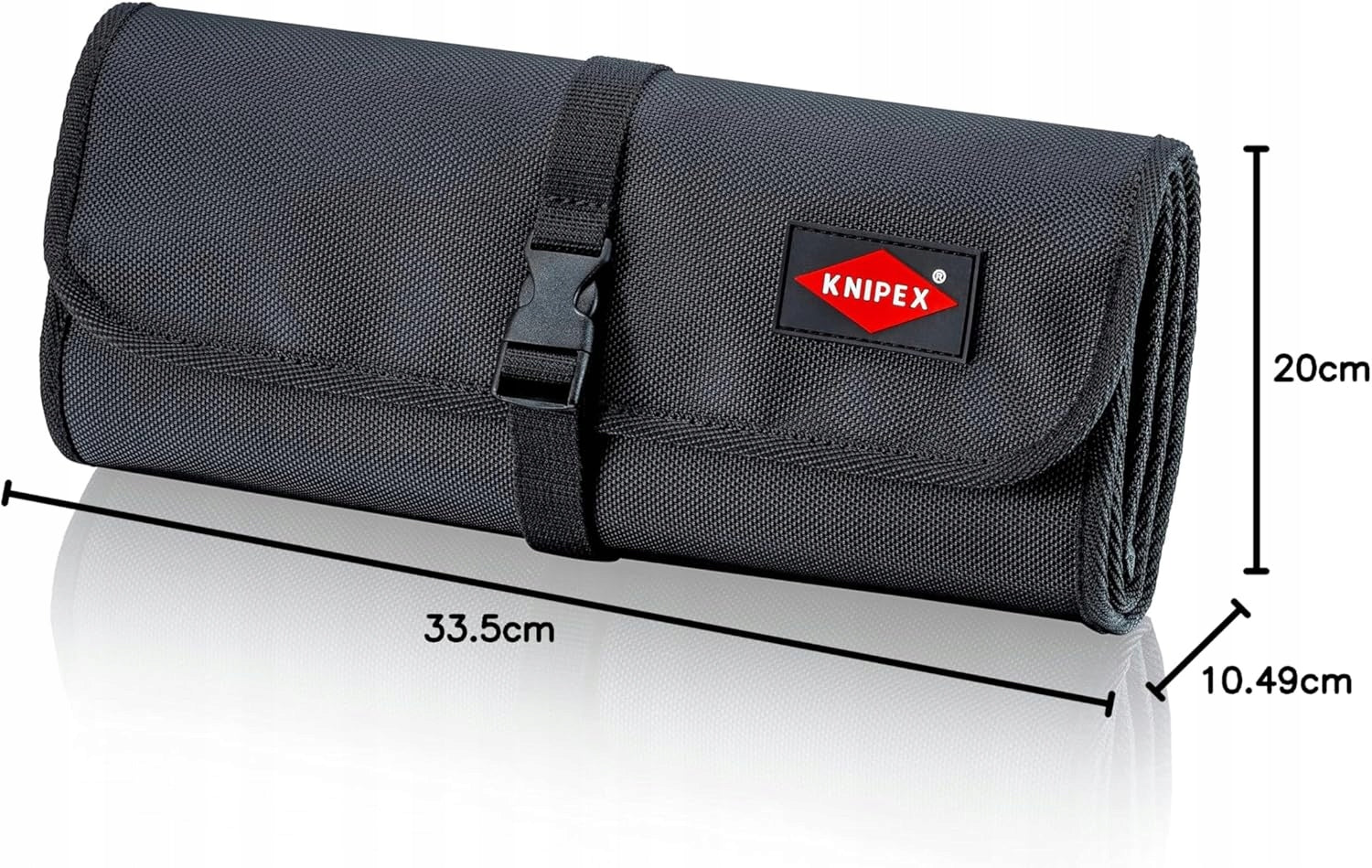 KNIPEX 98 99 13 LE tool case polyester black 15 compartments Brand Knipex
