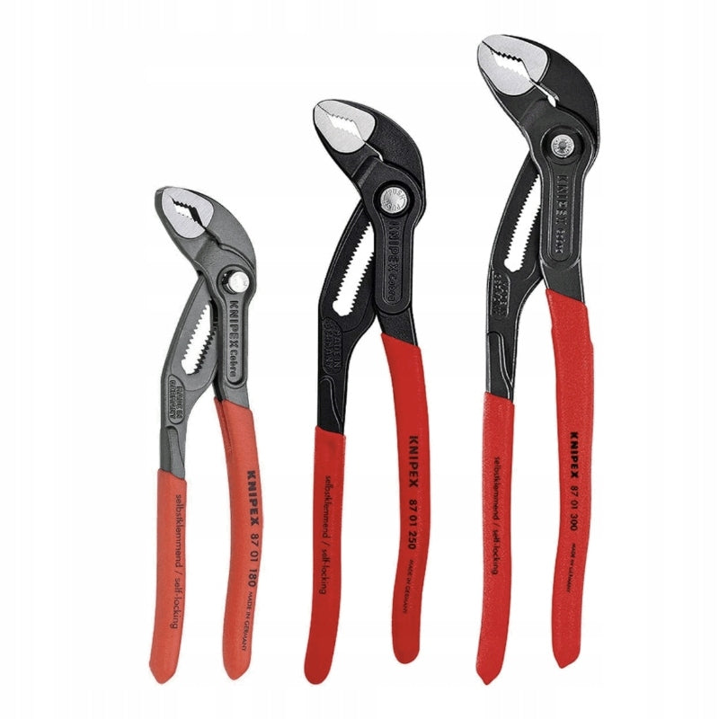 KNIPEX Cobra 3 pcs Pipe pliers 00 20 09 V02 Kind set