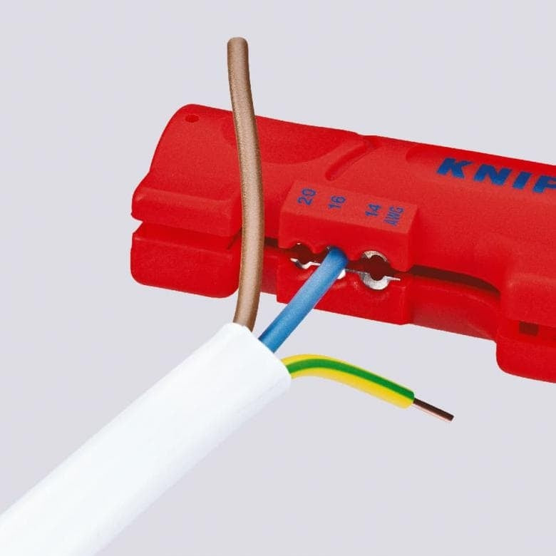 KNIPEX INSULATION STRIPPER FOR CABLES 125 MM 16 64 125 Additional information hardened jaws
