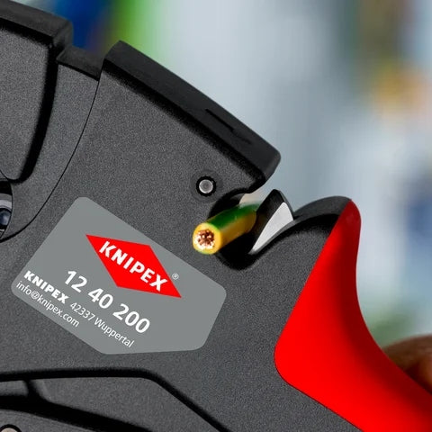 KNIPEX INSULATION STRIPPER PLIERS 12 40 200 Brand Knipex