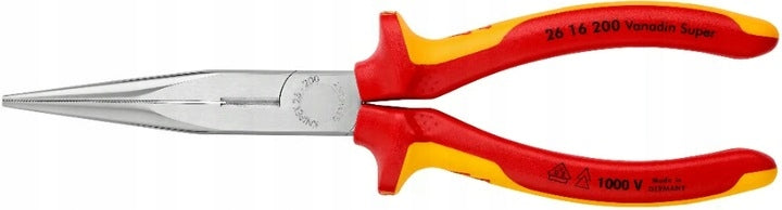 KNIPEX Insulated cutting pliers elongated 200mm stork beak 26 16 200 Brand Knipex