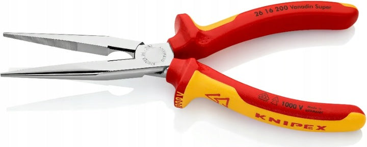 KNIPEX Insulated cutting pliers elongated 200mm stork beak 26 16 200 Manufacturer code 26 16 200