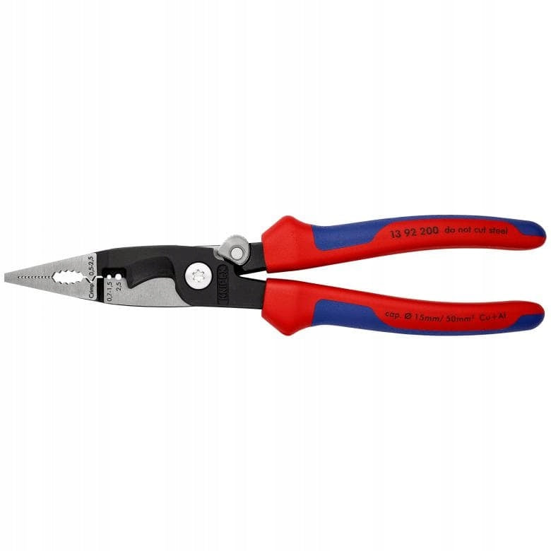 KNIPEX PLIERS FOR ELECTRICAL INSTALLATION WORK Manufacturer code 13 92 200