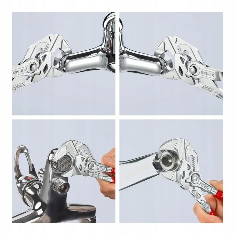 KNIPEX Pliers-key 180 mm nickel plated 13 adjustment positions 86 03 180 Brand Knipex