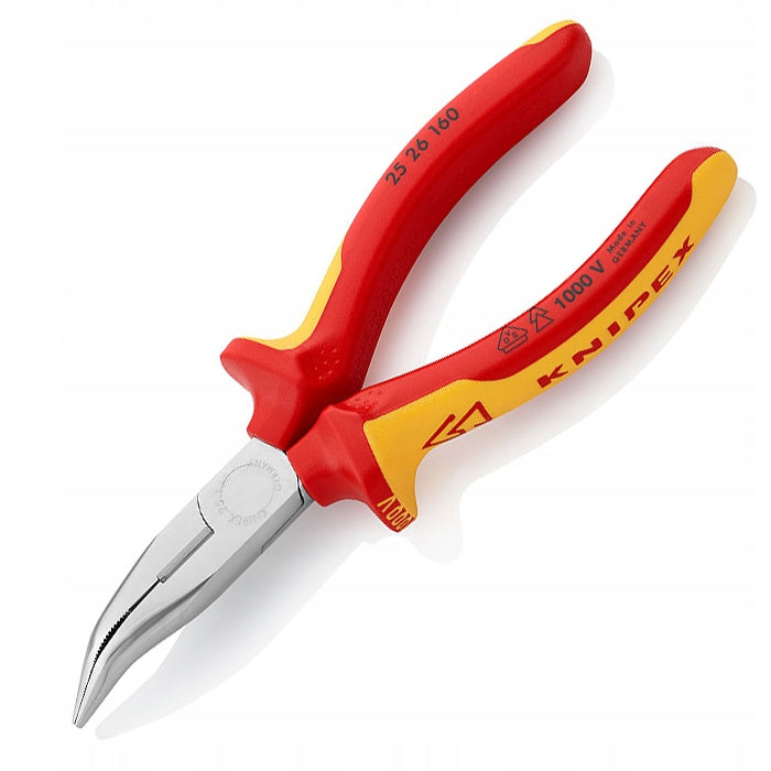 KNIPEX Semicircular bent cutting pliers 160 mm VDE 1000 V 25 26 160 EAN (GTIN) 4003773052111