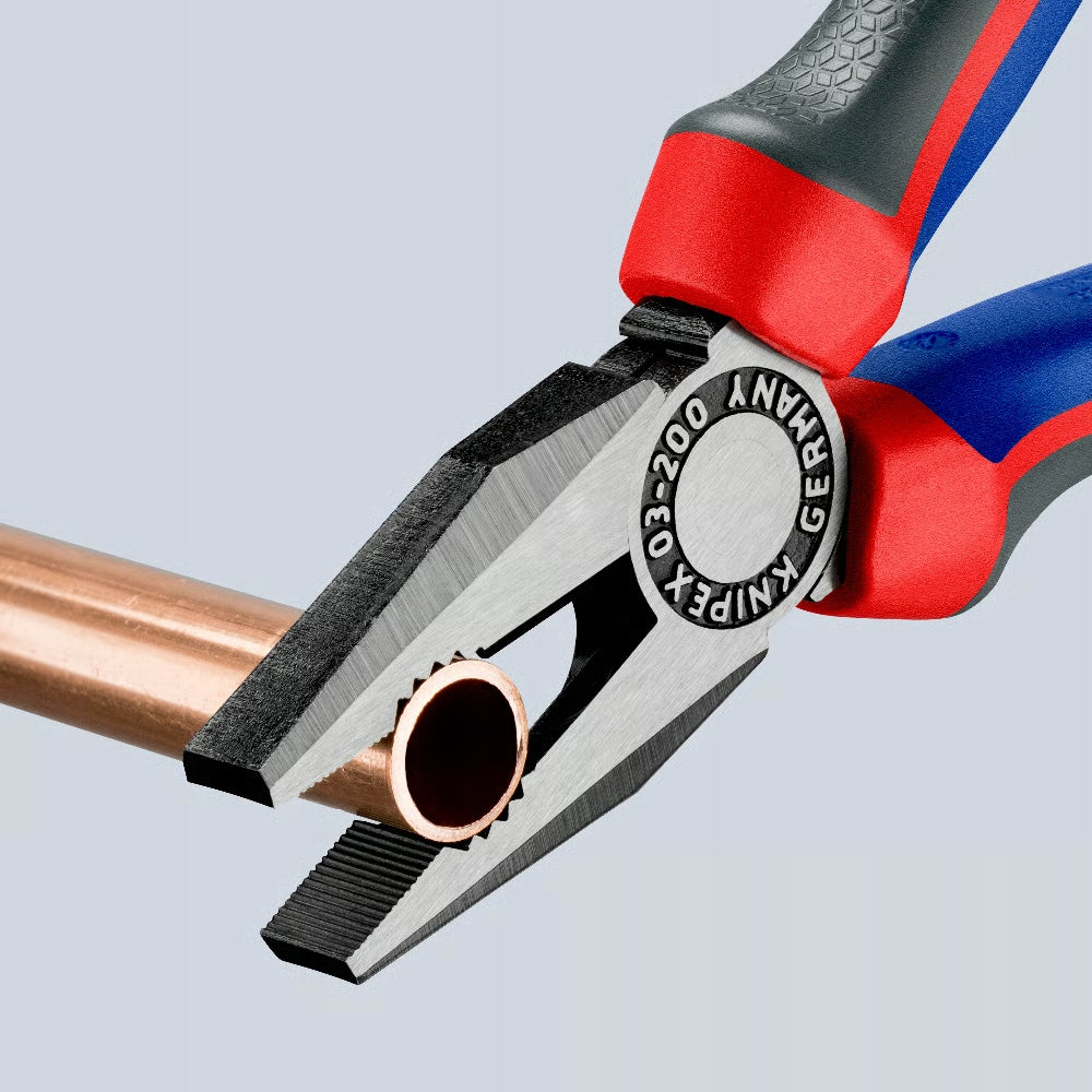 KNIPEX UNIVERSAL PLIERS PVC 200 MM 03 02 200 Length 200 mm