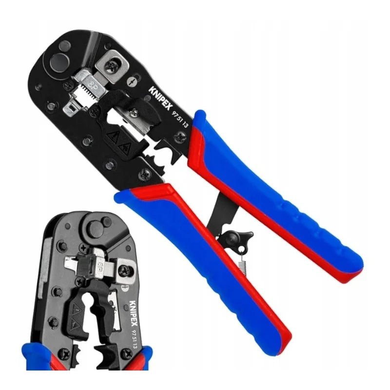 KNIPEX through crimping machine for RJ45 Western KNIPEX plugs Packaging status original