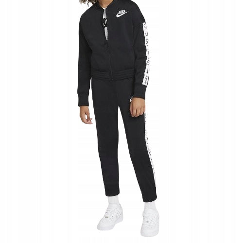 Nike Trainingsanzug Mädchen NSW TRK Anzug Trikot, Schwarz