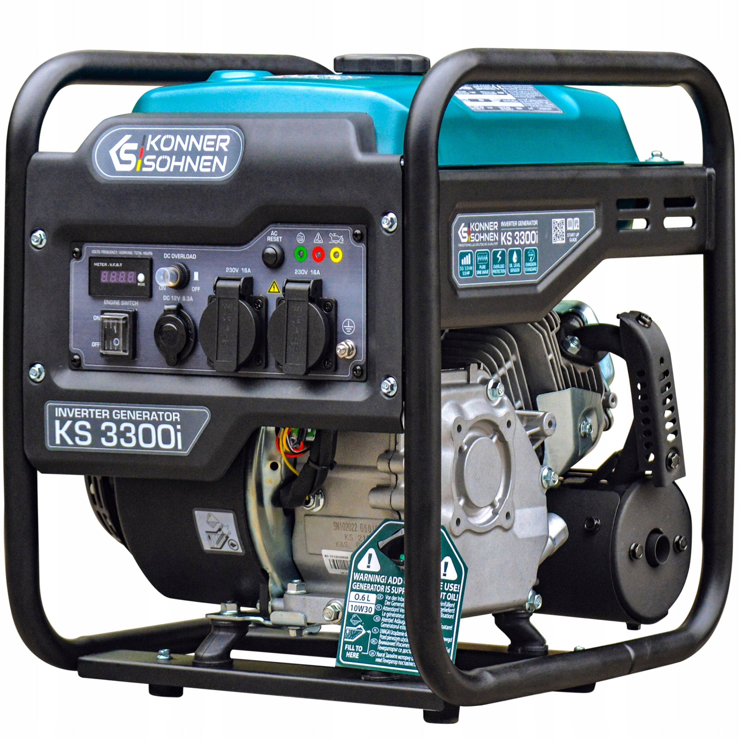KONNER & SOHNEN INVERTER GENERATOR 3,0kW 230V KS 3300i Packaging status original