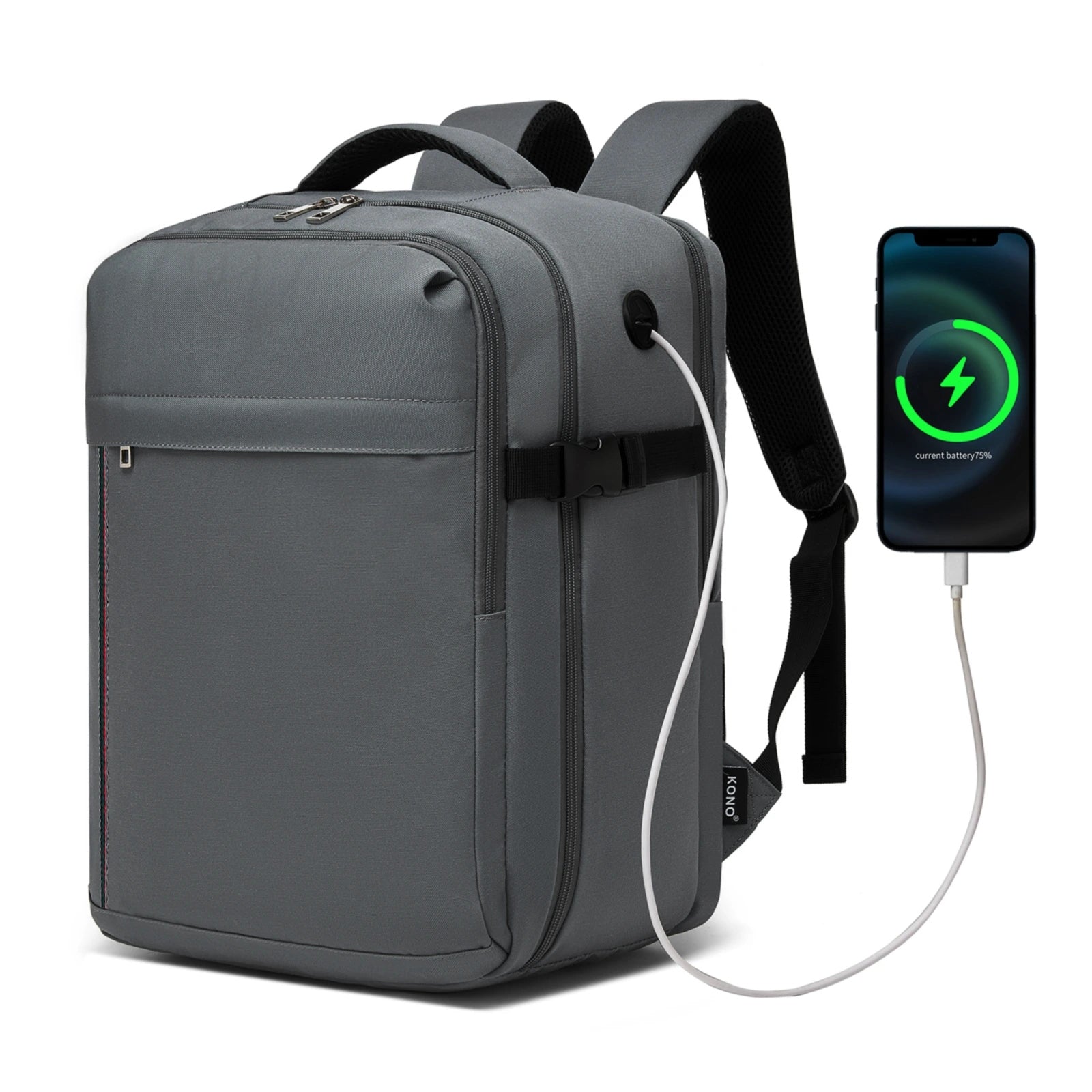 KONO Cabin travel backpack for aircraft RYANAIR 40x30x20 hand luggage Packaging status original