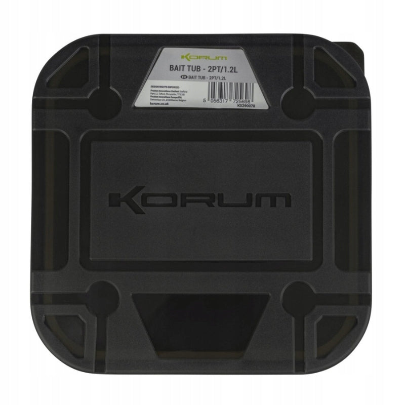 KORUM Bait box with lockable lid BAIT TUB 1.2l Model Pojemnik