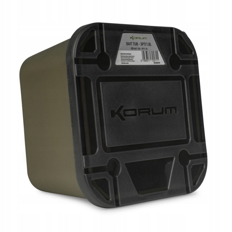 KORUM Bait box with lockable lid BAIT TUB 1.8l