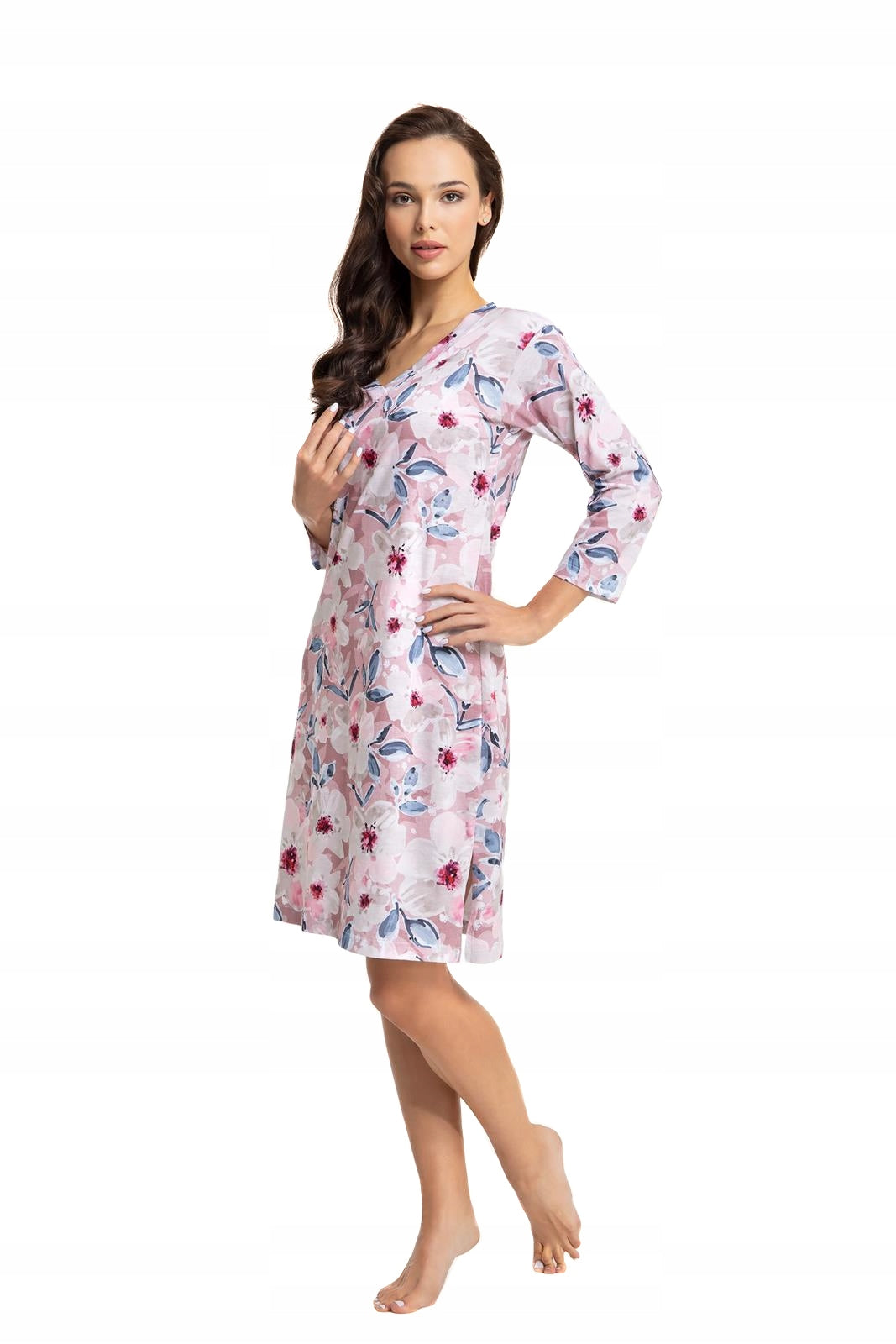 Nachthemden für Damen Luna 072 M2XL BFNM75716, rosa