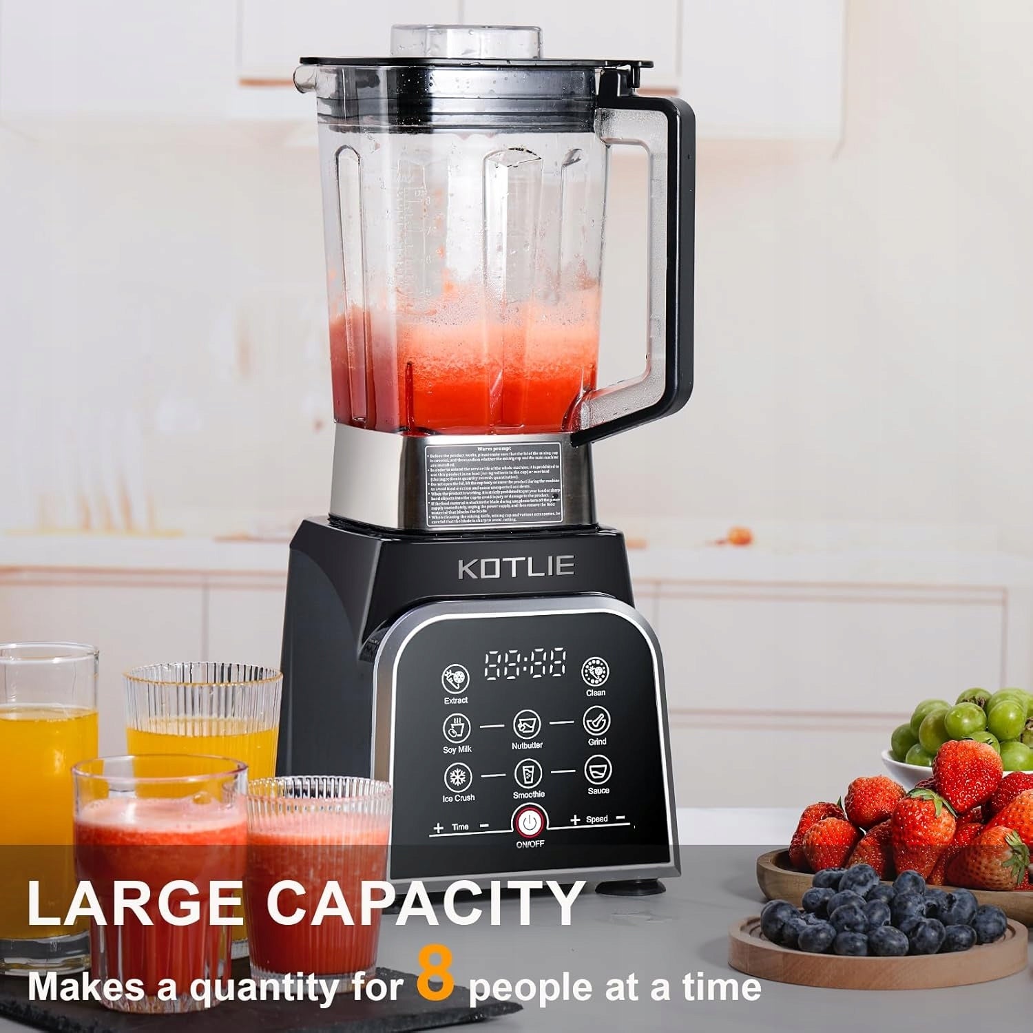 KOTLIE BS-0212 Smoothie Maker Mixer Cup Blender 8 programs EAN (GTIN) 5904031880622