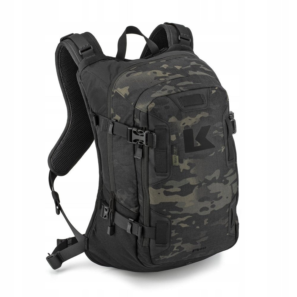KRIEGA MOTORCYCLE BACKPACK R20 20L MULTICAM BLACK