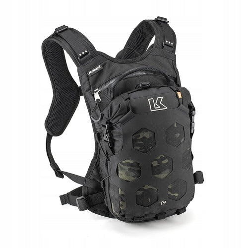 KRIEGA TRAIL 9 9L MULTICAM BLACK MOTORCYCLE BACKPACK