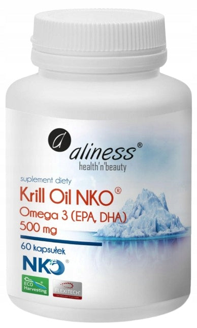 KRILL OIL NKO OMEGA 3 KRILL OIL 60caps ALINESS Phospholipids Astaxanthin