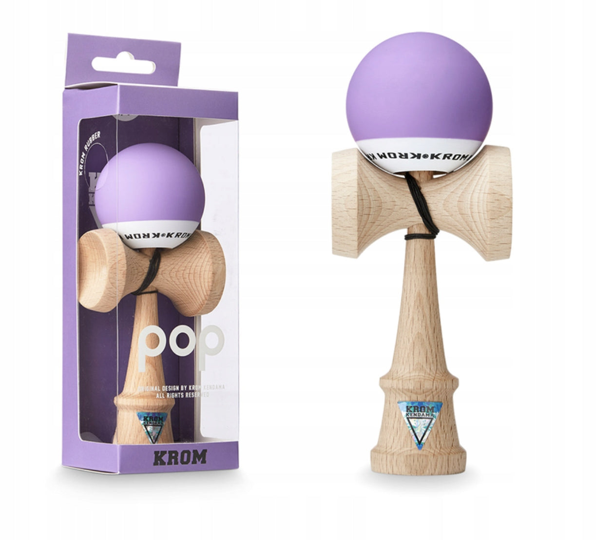 Klassisches japanisches Spielzeug Krom Kendama POP Lavendel