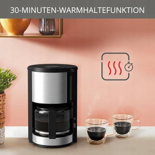 KRUPS Overflow Express 10 Cups Black with Inox Model KM321 Proaroma