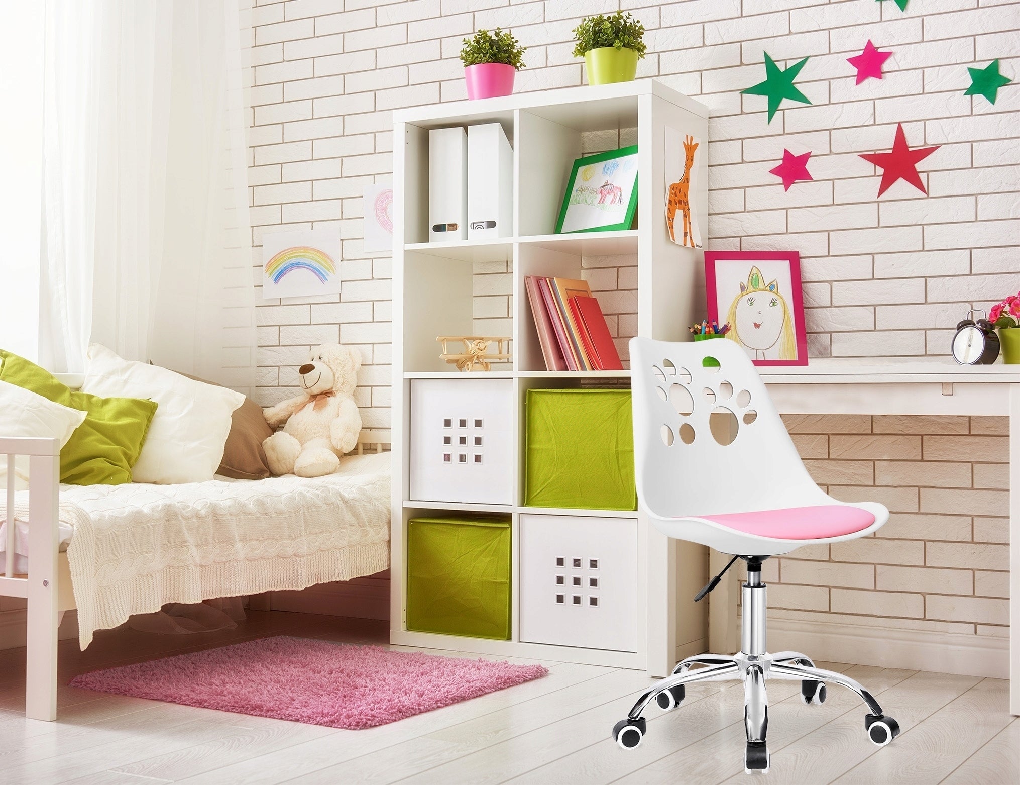 Biuro kėdė eHokers, rožinė