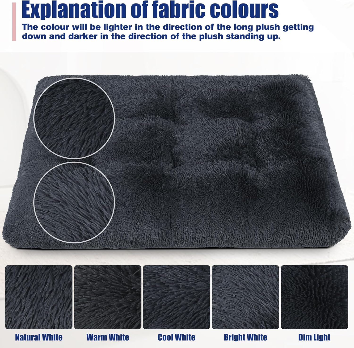 KSIIA Bed for large dogs, washable 105 x 70 cm Manufacturer code B0C9MPMYXC