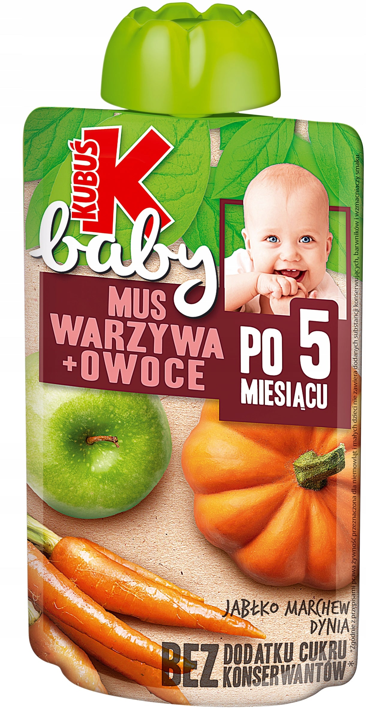 KUBUŚ Baby Carrot Mousse Pumpkin 100g Healthy Delicious Nutritious Dessert for Children Manufacturer code 5901067408394