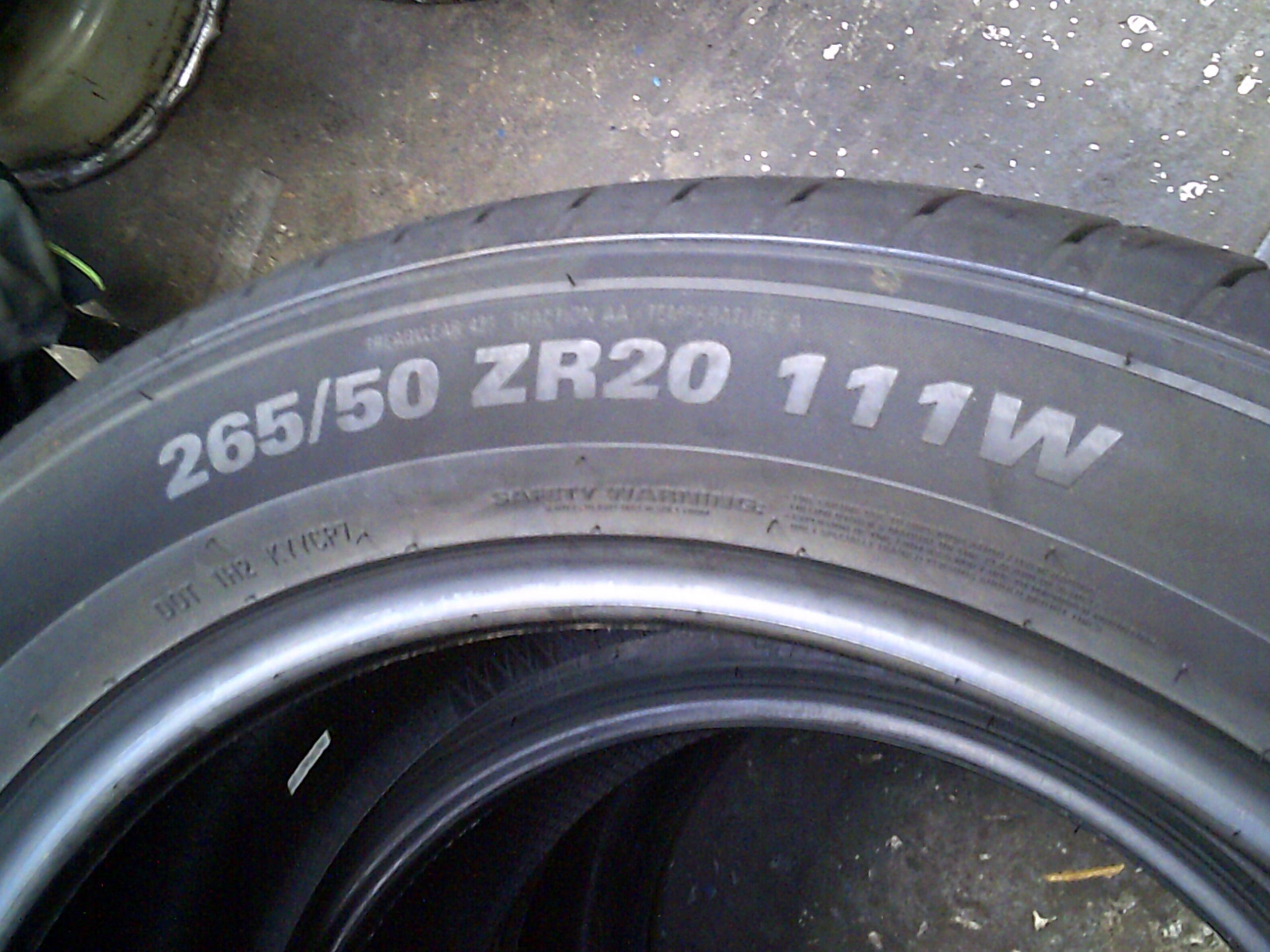 KUMHO Ecsta PS71 SUV 265/50R20 NEW 2024 Number of tires offered 1 pc.