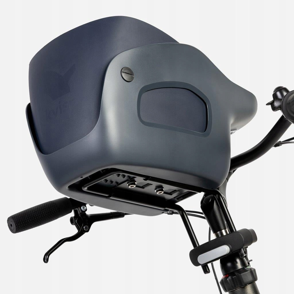 KVISP Dog Bike Basket Handlebar Transporter for Dogs Grey M Manufacturer code Koszyk rowerowy przedni dla średnich psów