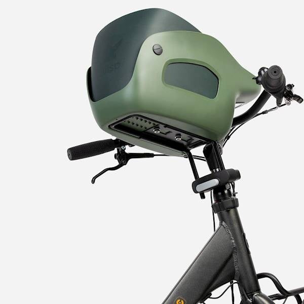 KVISP green S bicycle basket for dogs Size S
