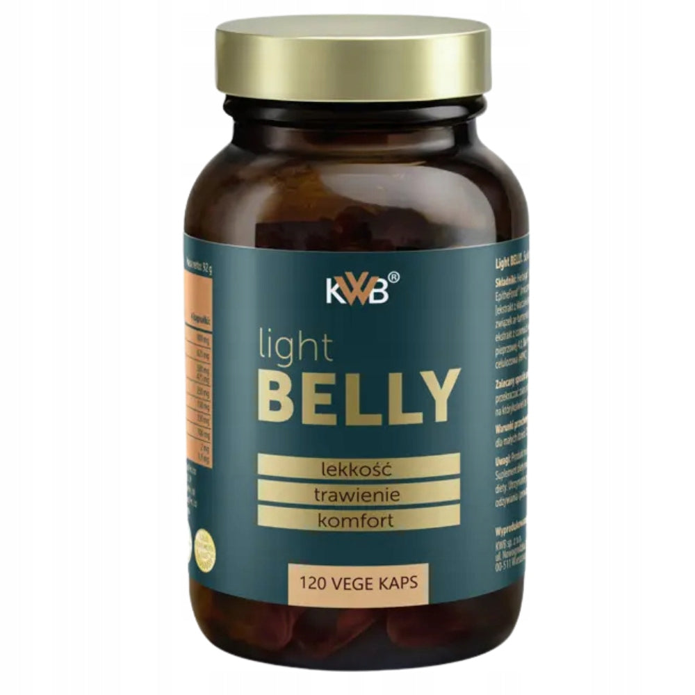 KWB Light Belly 120 capsules Support Digestion of the intestinal digestive tract
