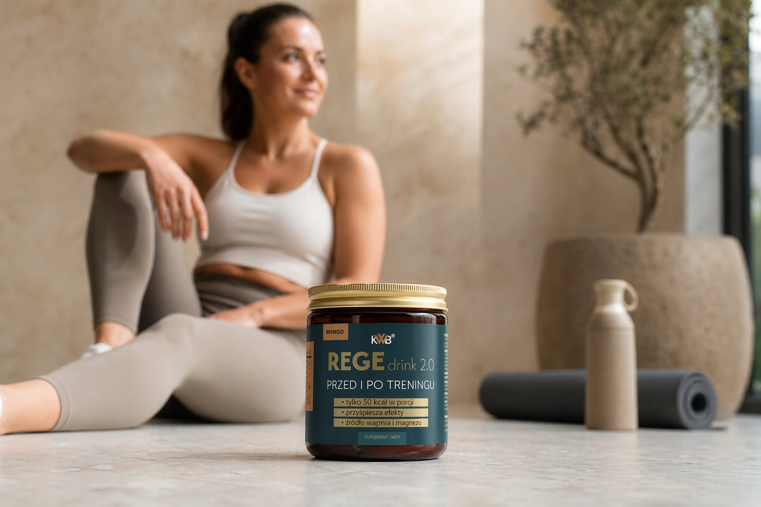 KWB Rege Drink Mango BCAA Amino Acids L-Arginine Vitamin Regeneration Expiration date at least six months from the date of purchase