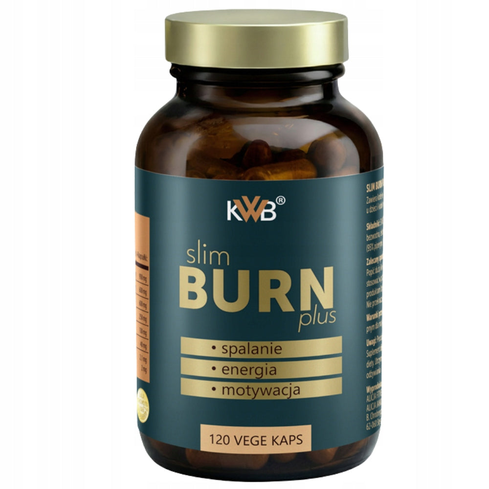 KWB SLIM BURN Slimming Fat Burner 120 Capsules Weight Reduction