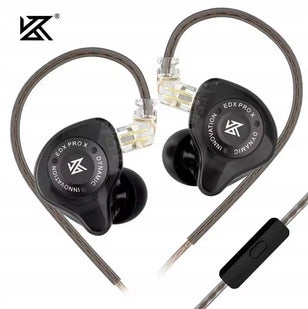 KZ EDX Pro X HiFi Dynamic Drive In-Ear Headphones + MICROPHONE