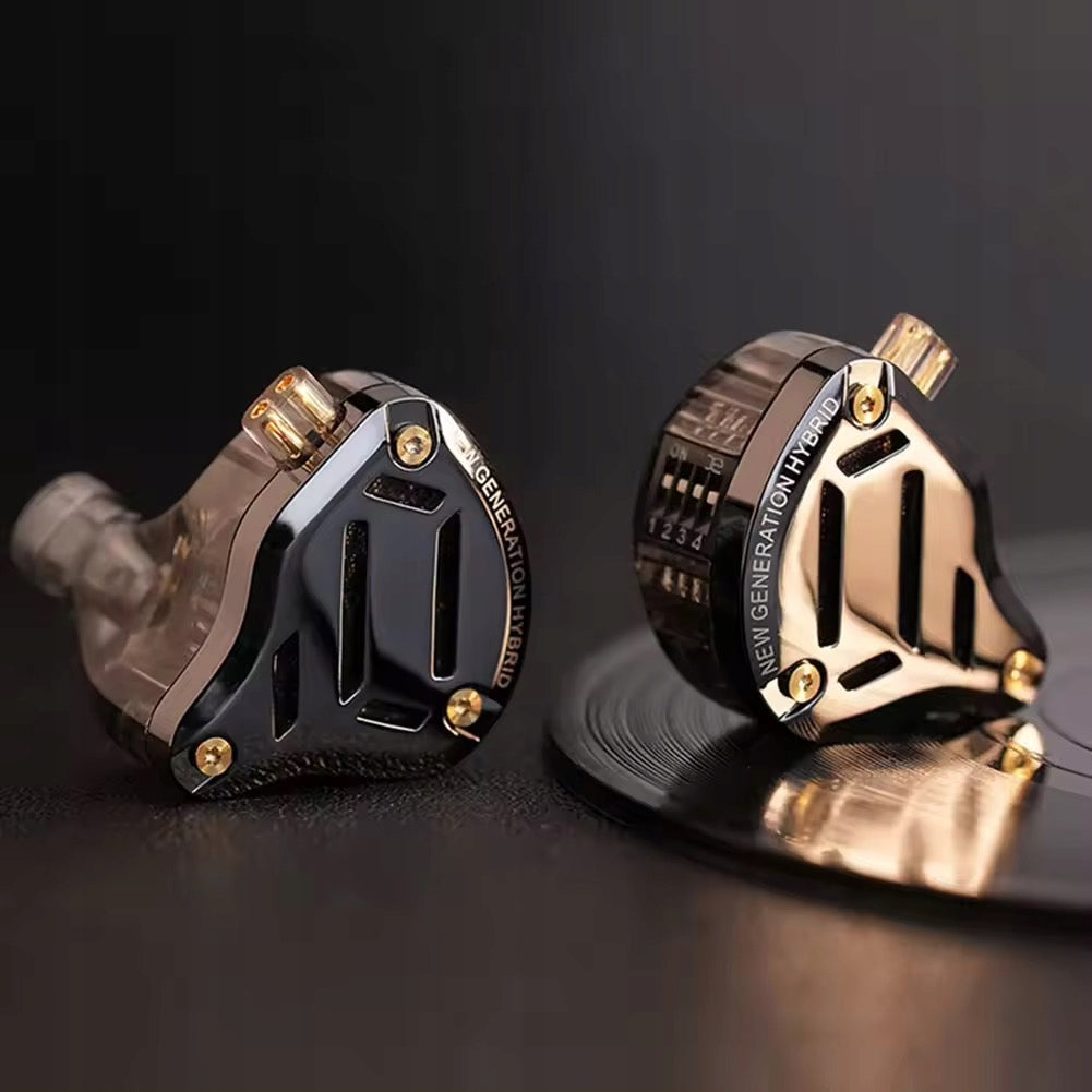 KZ ZS10 Pro 2 In-Ear Headphones Monitors WITH TUNING 4 Switches Manufacturer code Zs10pro2