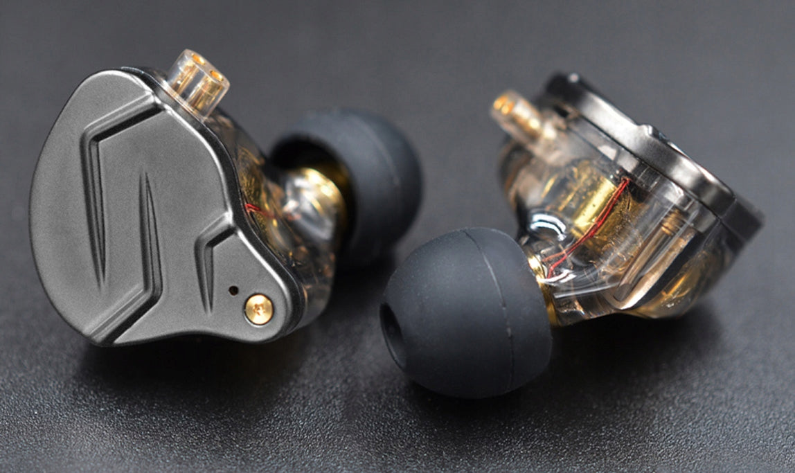 KZ ZSN Pro In-Ear Headphones HiFi IEM Microphone Detachable Cable Brand KZ
