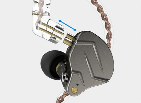 KZ ZSN Pro In-Ear Headphones HiFi IEM Microphone Detachable Cable Manufacturer code KZZSNPRO