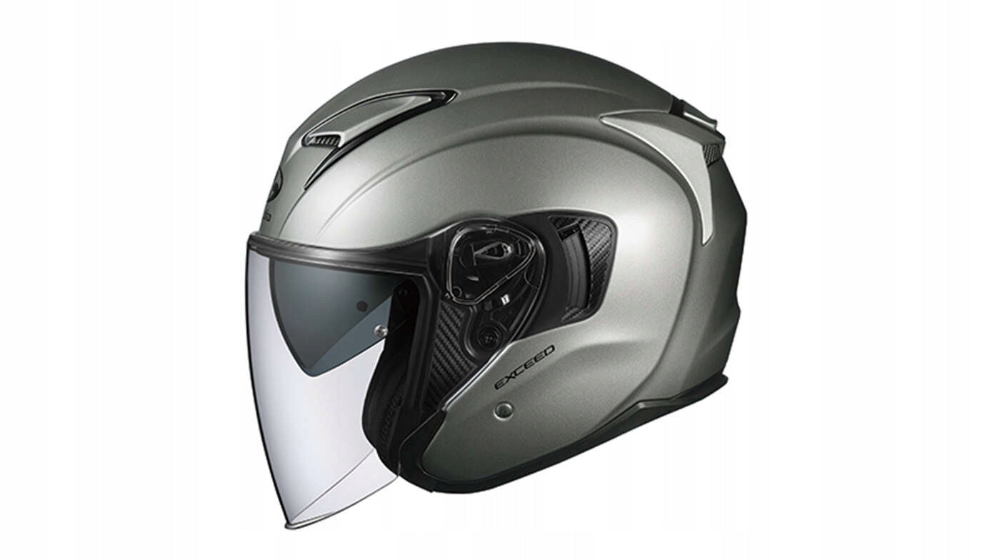 Kabuto Exceed XL Open Face Helmet - Cool Gunmetal