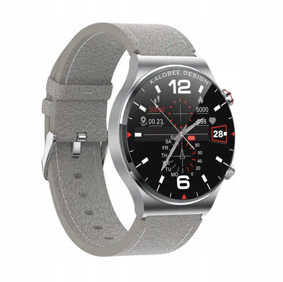 Kalobee Smartwatch with NFC 46mm Space Aluminium