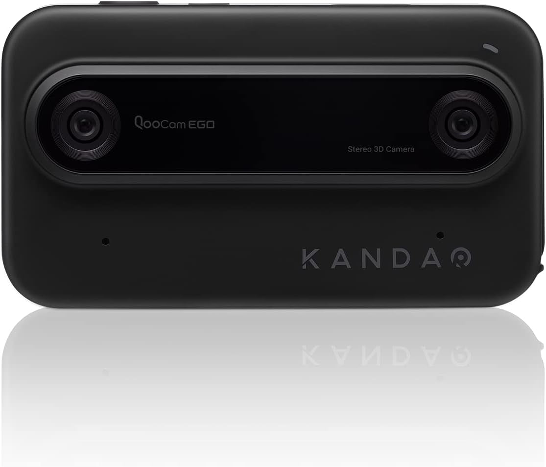 Kandao QooCam EGO 3D Camera Black CMOS 1080p 360° Transmission