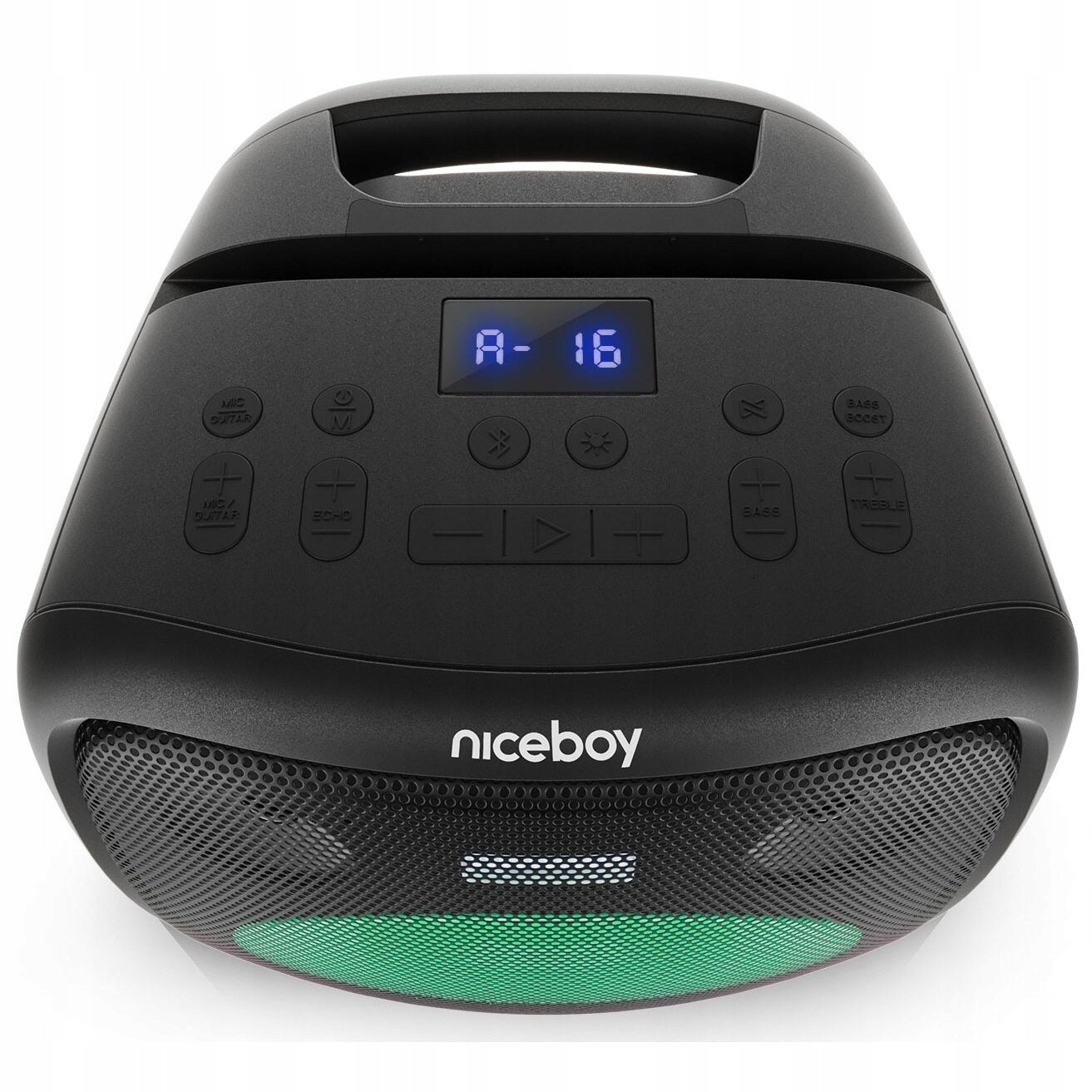 Karaoke Portable Speaker with Microphone Niceboy Party Boy II 100W IPX4 USB-C Packaging status original