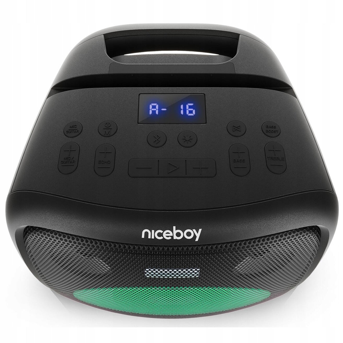 Karaoke Portable Speaker with Microphone Niceboy Party Boy II 100W IPX4 USB-C Packaging status original