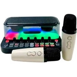 Karaoke mixer accu+BT+2 Bluetooth microphones SY11 live stream