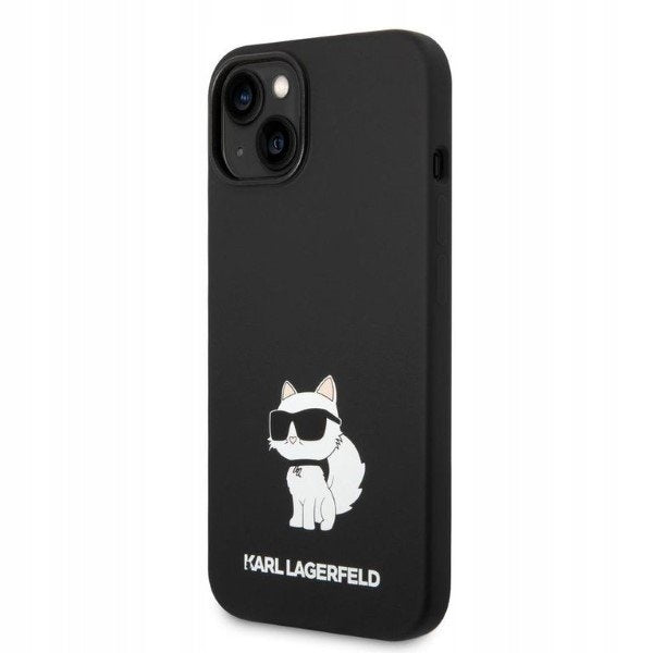 Karl Lagerfeld Liquid Silicone Choupette NFT iPhone 14 Schwarz